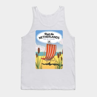 Visit the Netherlands " Go by plane", Tank Top